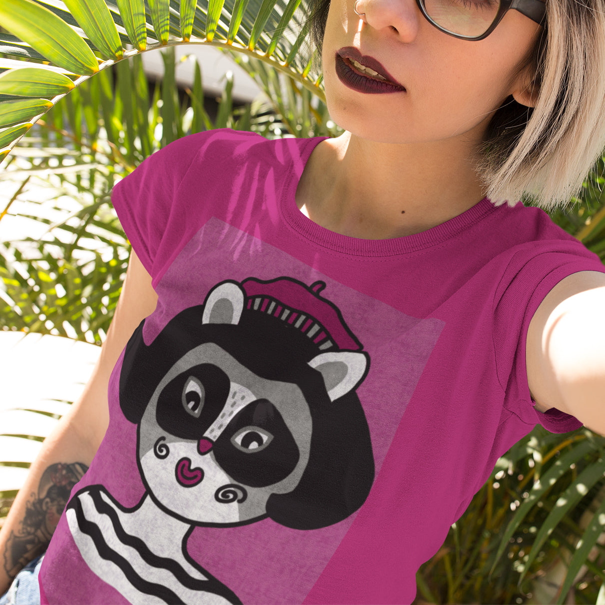 Fun Playful t-shirts. Bright Colourful clothing. T-shirts for cat lovers, dog lovers. Cotton, Made in UK. Playful Clothing. Fun wearable Illustrations, Cheerful characters prints